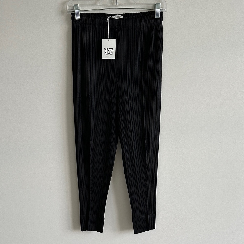 Issey Miyake Pleats Please pleasted cropped trousers Size S